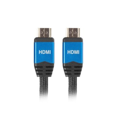 Lanberg Premium CA-HDMI-20CU-0018-BL Kabel (HDMI M - HDMI M; 1,8 m; schwarz)