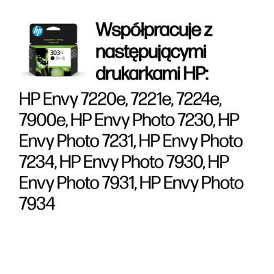 7. HP Original Tinte mit hoher Reichweite, Schwarz 303XL