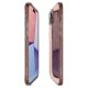 12. Spigen Liquid Crystal Glitter Hülle für iPhone 15 Plus – rosa und transparent