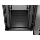12. Lanberg 19" 37U 800X800 schwarzer Stand-Rackschrank mit perforierten Türen (Flat Pack)