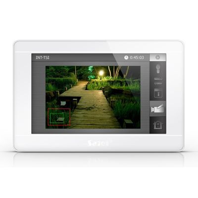 3. SATEL INT-TSI-W Grafiktastatur, 7 Zoll, Weiß