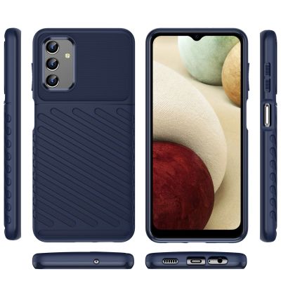 8. Thunder Case Flexibel Robuste Panzer Handyhülle TPU Schutzhülle für Samsung Galaxy A13 5G blau