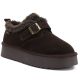 Kurze, warme Damen-Lederstiefeletten in Braun Big Star UU274319