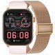 GRAVITY GT28-6 Damen-Smartwatch-Armband + Armband Roségold-Pink