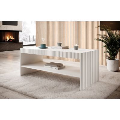 2. PAFOS Couchtisch 120x60xH.50 weiß matt