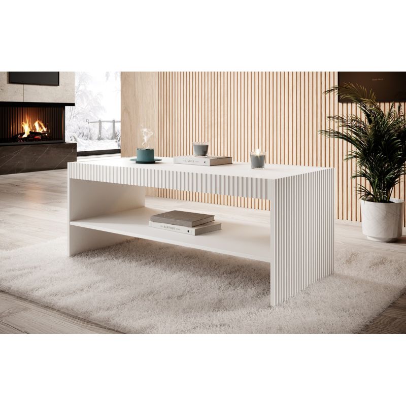 2. PAFOS Couchtisch 120x60xH.50 weiß matt