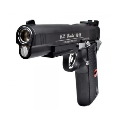 5. BRUNI 816 US Combat Luftpistole, Kaliber 4,5 mm BB, 20 Schuss CO₂, bis zu 17 J