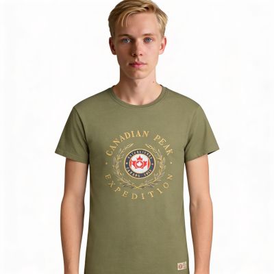 6. Canadian Peak JIGEREAK KAKI RM HERREN 254 T-Shirt (RBMSZ1228H/CP-KAKI)
