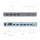5. i-tec CADUAL4KDOCK Kabelgebundene Dockingstation USB 3.2 Gen 1 (3.1 Gen 1) Typ-C Schwarz, Türkis