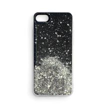 Wozinsky Star Glitter Glitzer Hülle für iPhone 12 mini schwarz