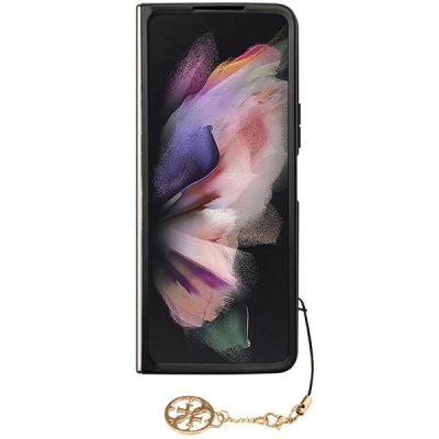 5. Guess GUHCZFD5GF4GGR F946 Z Fold5 grau/graues Hardcase 4G Charms Collection
