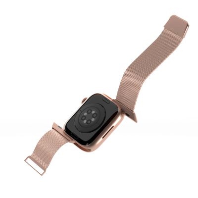 5. Puro Milanese Edelstahlarmband für Apple Watch 38 / 40 / 41 mm - Rosa
