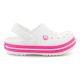 6. CROCS CROCBAND KIDS CLOG T WEISS/PINK CRUSH 207005-6WU