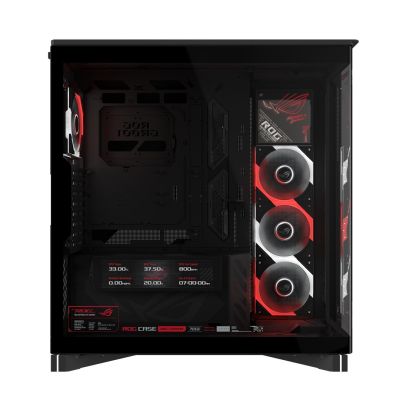 17. Asus ROG CRONOXGR801CURVE TG ARGB SCHWARZE Hülle