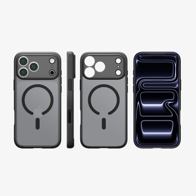 19. Spigen Ultra Hybrid MagSafe Hülle für iPhone 18 Pro / 17 Pro – Frostschwarz