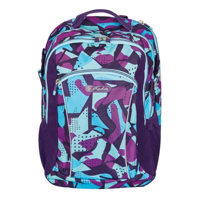 3. Herlitz Ultimate CamoPurple Rucksack Schulrucksack Blau, Lila Polyester