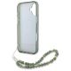 6. Guess IML Flowers Allover Electro With Pearl Strap MagSafe Hülle für iPhone 16 - grün