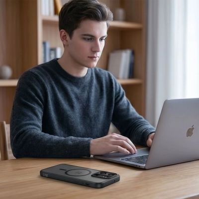 7. Tech-Protect Magmat MagSafe Hülle für OnePlus Nord 6 – Mattschwarz