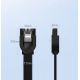 13. Ugreen SATA 3.0 Kabel 0,5m schwarz (US217)