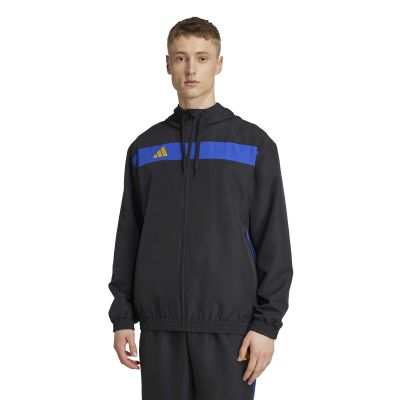 2. adidas Tiro Essentials Woven Hoodie JX2222