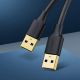7. Ugreen US128 10370 USB-A 3.0 / USB-A 3.0 5Gb/s Kabel 1m – Schwarz