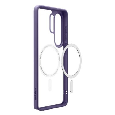 4. Spigen Ultra Hybrid Mag MagSafe Hülle für Samsung Galaxy S26 Ultra – Transparentes Marineblau