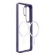 4. Spigen Ultra Hybrid Mag MagSafe Hülle für Samsung Galaxy S26 Ultra – Transparentes Marineblau