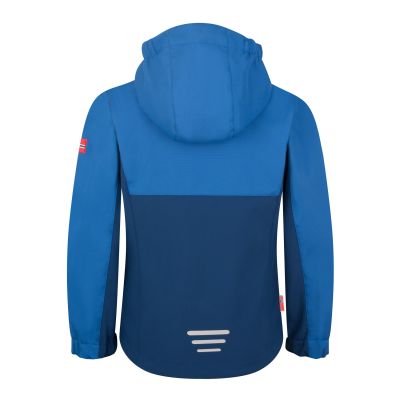 2. Trollkids Kristiansand Softshelljacke Alpine Blau/Dunkelindigo/Poolblau (320-144)