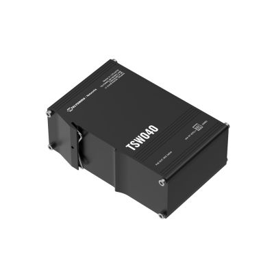 3. Teltonika NETWORKS TSW040 8-Port PoE+ Switch Unmanaged Fast Ethernet (10/100) PoE-Unterstützung Schwarz