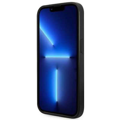 5. Guess GUHCP14LG4GLGR iPhone 14 Pro 6,1" szary/grey hard case 4G Stripe Collection