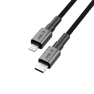 3. Tech-Protect UltraBoost DNA USB-C / Lightning PD27W/3A Kabel 100 cm – grau