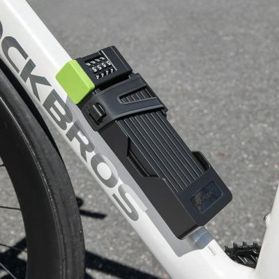 9. Rockbros 829 Faltbares Fahrradschloss mit Zahlencode – Schwarz