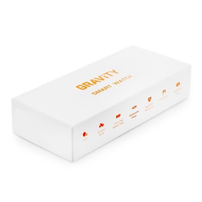 23. Smartwatch Gravity GT15-4 mit blauem Silikonarmband + Titanarmband