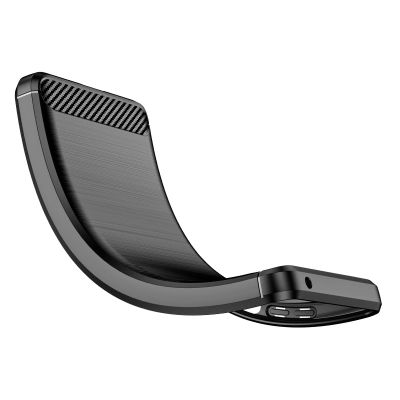 3. Carbon Case für Xiaomi Poco F4 5G flexible Silikon-Carbon-Hülle schwarz