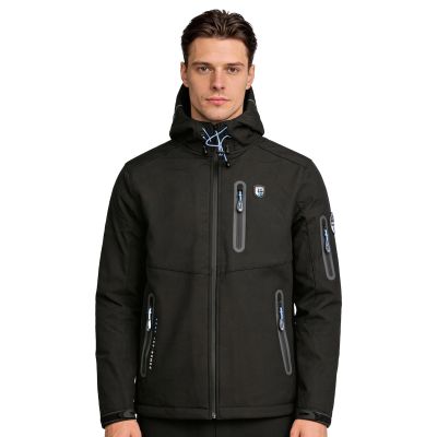8. Geographical Norway Taxillus DB 056 M WY9224H/GN-Schwarze Softshelljacke