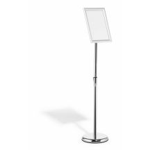 Robuster Schilderhalter und Präsentationsständer 479823 A4 aus Aluminium, Kunststoff und Stahl, Silber