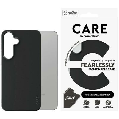 CARE by PanzerGlass Fashion QI-Hülle für Samsung Galaxy S25+ – Schwarz
