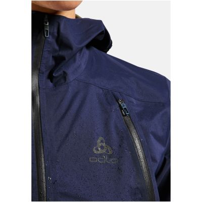 4. Damen-Regenjacke Odlo X-ALP WATERPROOF PRO Jacket, marineblau