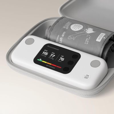 4. Withings WPM07-08-ALL-INT Blutdruckmessgerät für den Unterarm, automatisch, 16 Benutzer