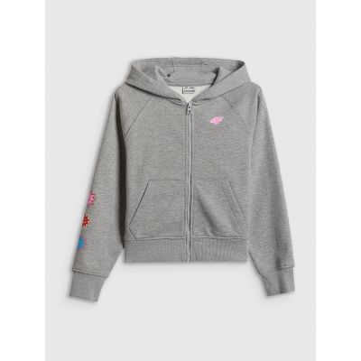 7. Mädchen-Sweatjacke mit Kapuze, Regular Fit 4F 4FJRSS26TSWSF2811-25M