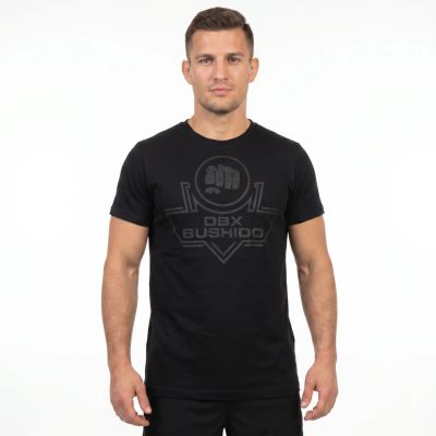 5. Schwarzes Herren-T-Shirt aus Baumwolle, DBX Bushido