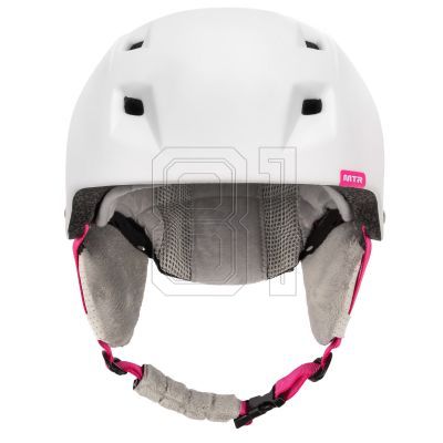 17. Meteor Kiona Skihelm Weiß/Rosa 24850-24852