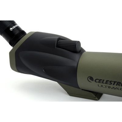4. Celestron Ultima 65 Teleskop 55x BaK-4 Schwarz, Grau