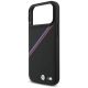 6. BMW M Tricolor Metal Logo MagSafe Case für iPhone 17 Pro Max – Schwarz
