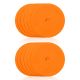 Flache Spielfeldmarkierungen - rund 15 cm - 12x orange SMJ sport ZPO-O