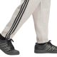 5. adidas Essentials 3-Streifen Fleecehose für Herren, schmal zulaufende Bündchen, grau, KY4127