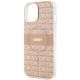 6. DKNY IML Mono & Stripe MagSafe Hülle für iPhone 15 Plus / 14 Plus – Pink