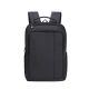 2. RIVACASE RUCKSACK FÜR LAPTOP 15,6" CENTRAL, SCHWARZ, 15L, AUS POLYESTER, TASCHEN FÜR TABLET 10,1", SMARTPHONE, DOKUMENTE UND ZUBEHÖR