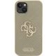 3. Guess Perforated 4G Glitter Hülle für iPhone 15 – Gold