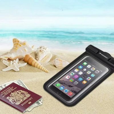 5. Wozinsky WWE-01 wasserdichte Hülle mit PVC-Armband – schwarz